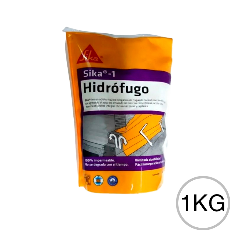 SIKA -1 ADITIVO INOGGANICO DE FRAGUADO NORMAL Y ACCION HIDROFUGA X 1 L SIKA 1