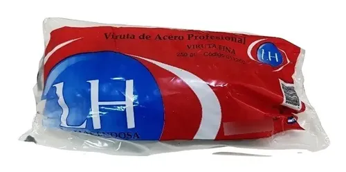 VIRUTA DE ACERO PROFESIONAL FINA 250 GR
