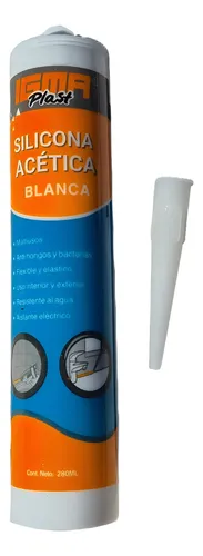 SILICONA ACETICA (BLANCA) 280 ML IGMA PLAST