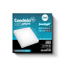 PLAFON LED CUADRADO 18W LD BACKLIGHT CANDELA