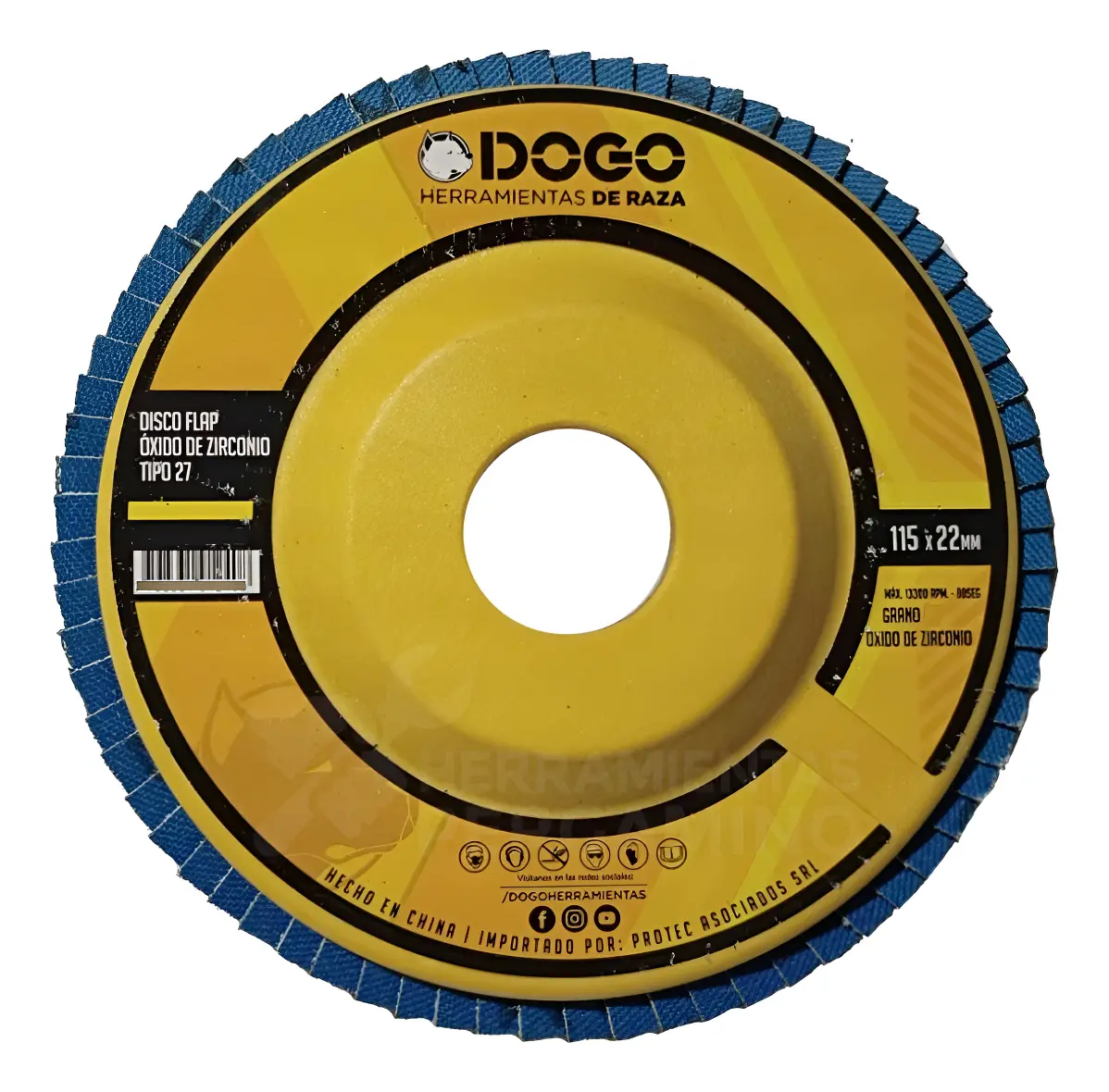 DISCO FLAP 115X22 MM GRANO 40 DOGO