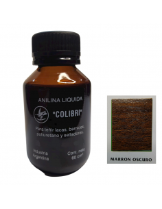 TINTA COLIBRI/   CAOBA-CEDRO-NOGAL X 60 CC
