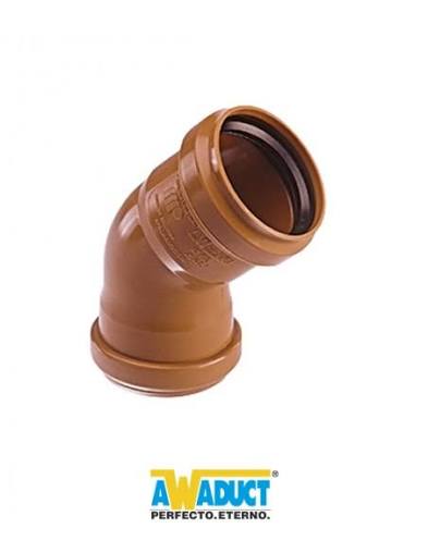 CODO AWADUCT A 45º H-H DE 50 CURVA 50 X 45 HH AW