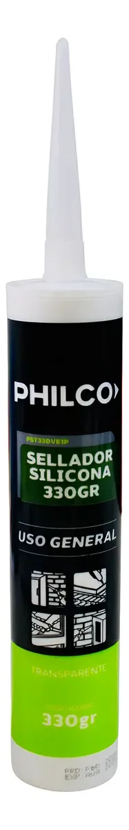 SELLADOR DE SILICONA ACIDA TRANSPARENTE PHILCO 280 GR SILICONA PHILCO — foto 2