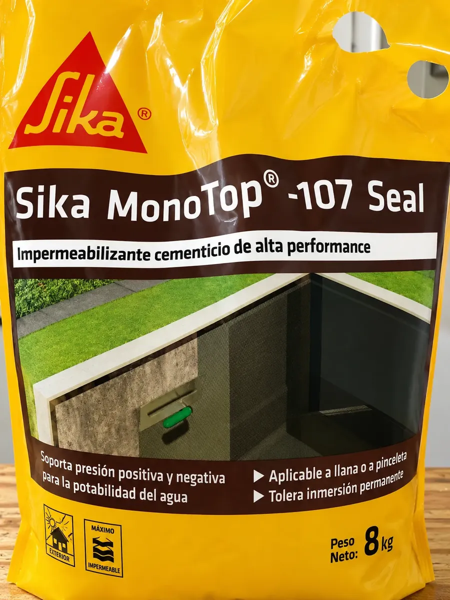 SIKA MONOTOP 107 SEAL X 8 KG — foto 2