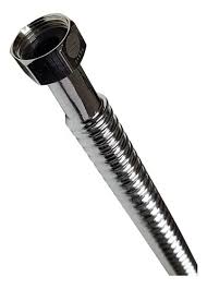 Flexible de cobre cromado 1/2" x35cm.