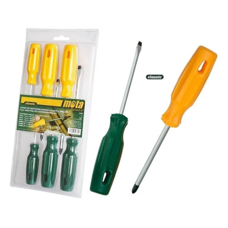 JUEGO DE 6 DESTOR. CARBONO PL-PH