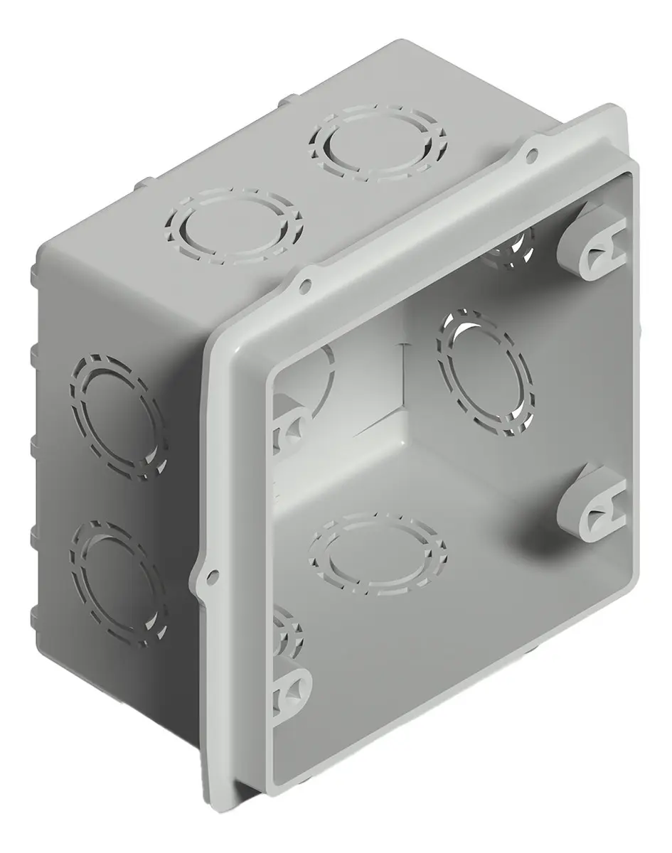 CAJA EMBUTIR 7 X 7 PVC PACK AHORRO X 12 UNIDA CAJA DE EMBUTIR PVC 7X7