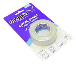 EL PULPITO® CINTA BIFAZ TRANSPARENTE 2 M