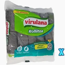 ROLLITOS DE LANA ACERO