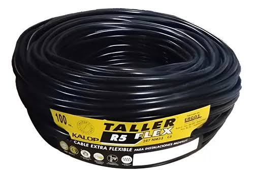 CABLE T. TALLER  2 X  2.50 MM KALOP