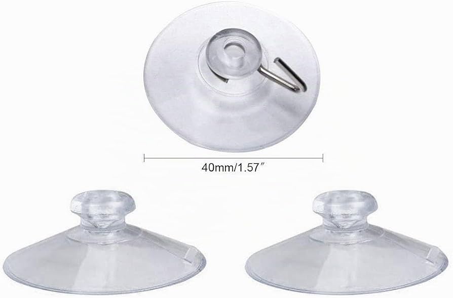 PERCHA VENTOSA CRISTAL 40mm