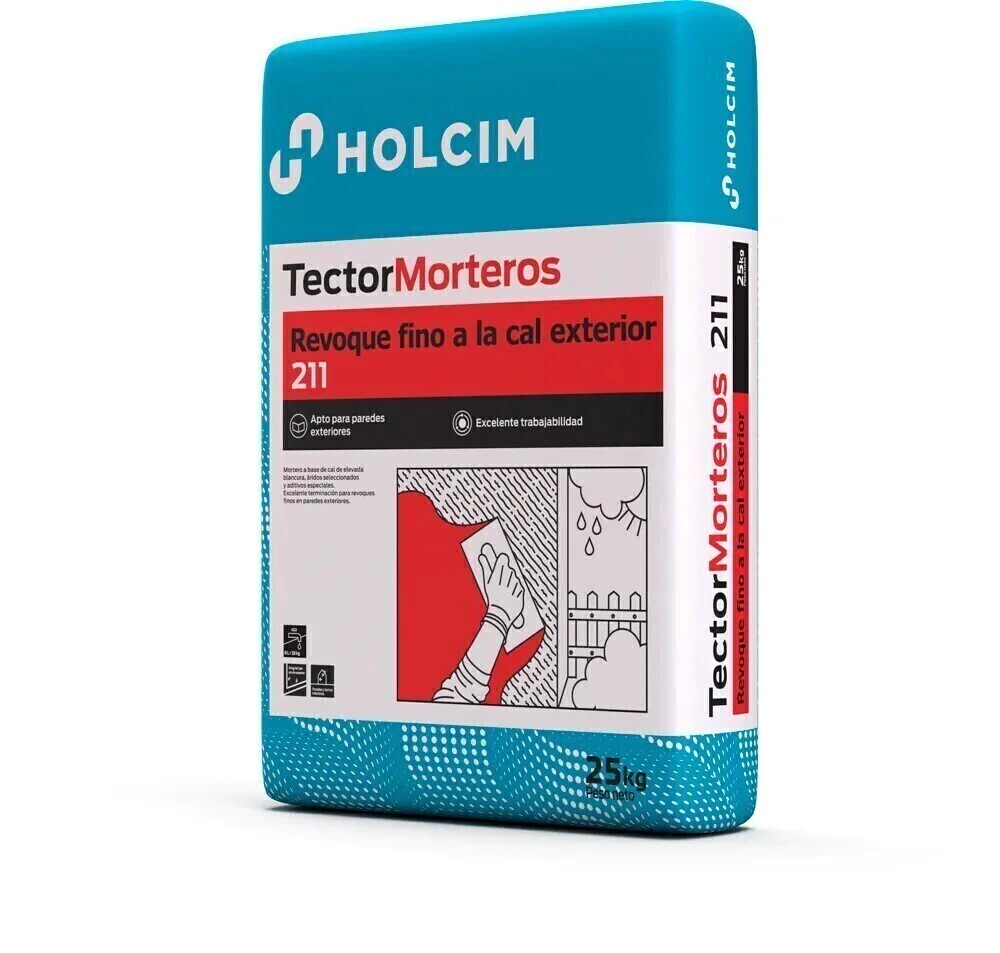 FE H REVOQUE FINO EXTERIOR TECTOR 211 HOLCIM