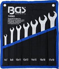 LLAVES FIJAS JUEGO DE 6" A 19"